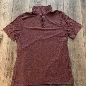 Men's Lululemon Burgandy Polo
